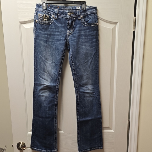 Miss Me Denim - Miss Me Dark Blue Boot Cut Jeans